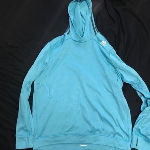 turquoise adidas hoodie like new